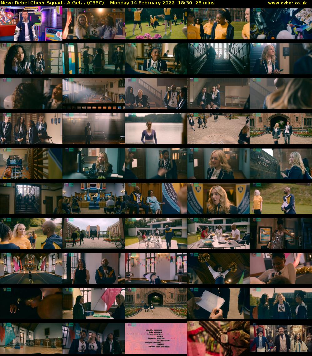 Rebel Cheer Squad - A Get... (CBBC) Monday 14 February 2022 18:30 - 18:58