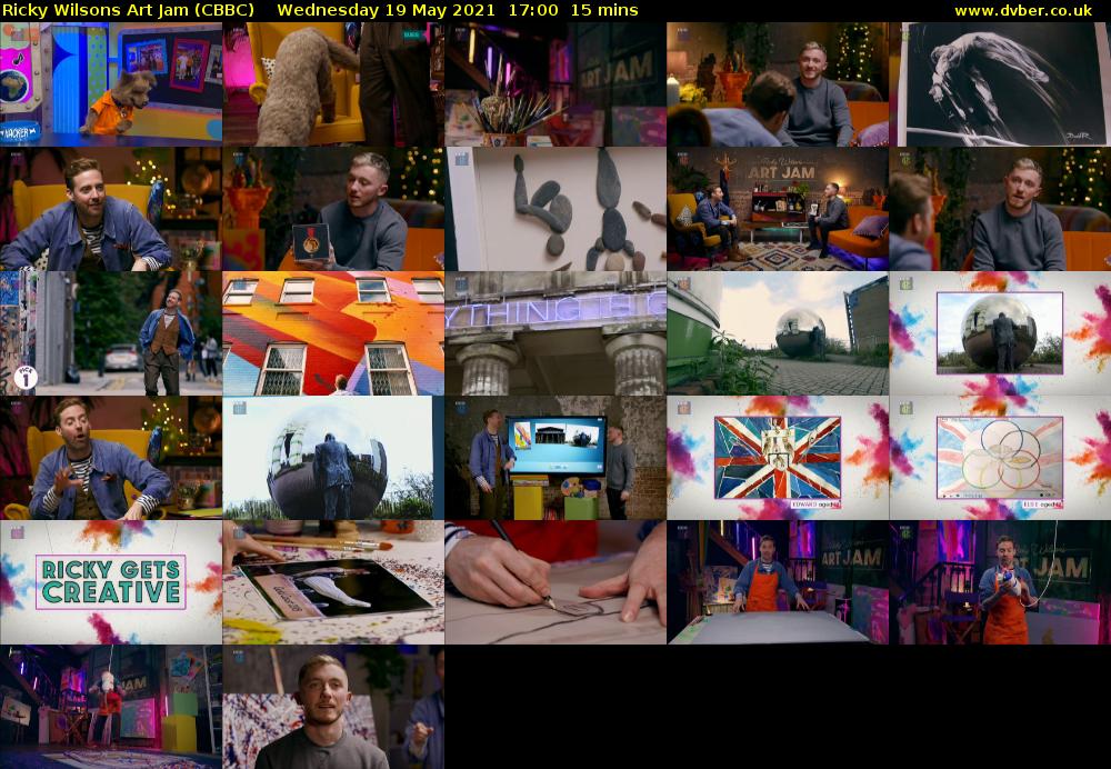 Ricky Wilsons Art Jam (CBBC) Wednesday 19 May 2021 17:00 - 17:15