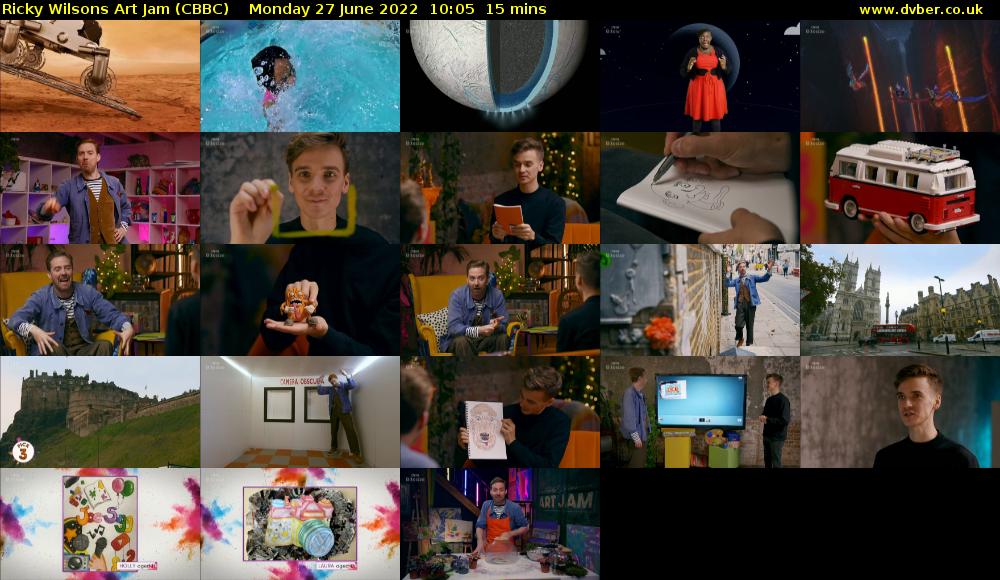 Ricky Wilsons Art Jam (CBBC) Monday 27 June 2022 10:05 - 10:20