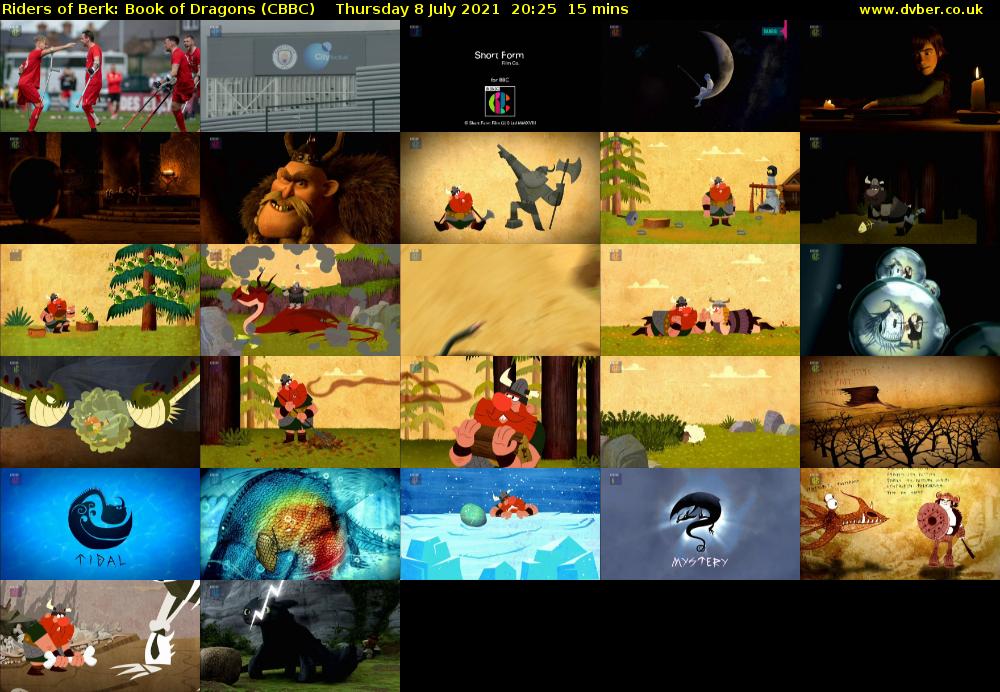 Riders of Berk: Book of Dragons (CBBC) Thursday 8 July 2021 20:25 - 20:40