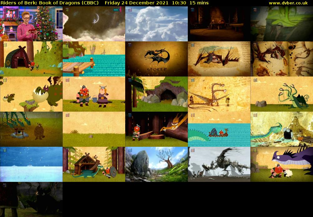Riders of Berk: Book of Dragons (CBBC) Friday 24 December 2021 10:30 - 10:45