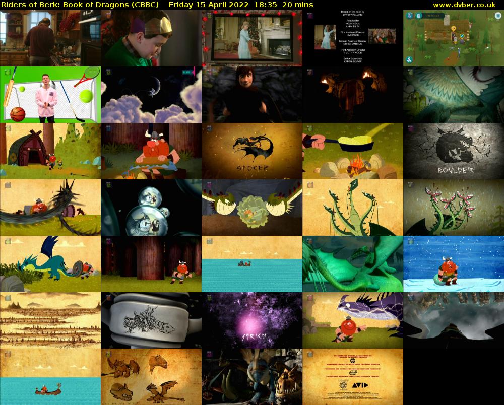 Riders of Berk: Book of Dragons (CBBC) Friday 15 April 2022 18:35 - 18:55