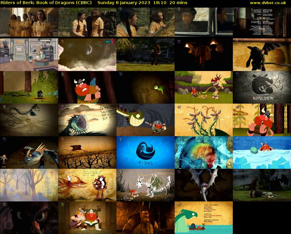 Riders of Berk: Book of Dragons (CBBC) Sunday 8 January 2023 18:10 - 18:30