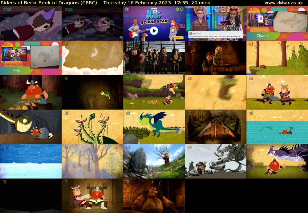 Riders of Berk: Book of Dragons (CBBC) Thursday 16 February 2023 17:35 - 17:55
