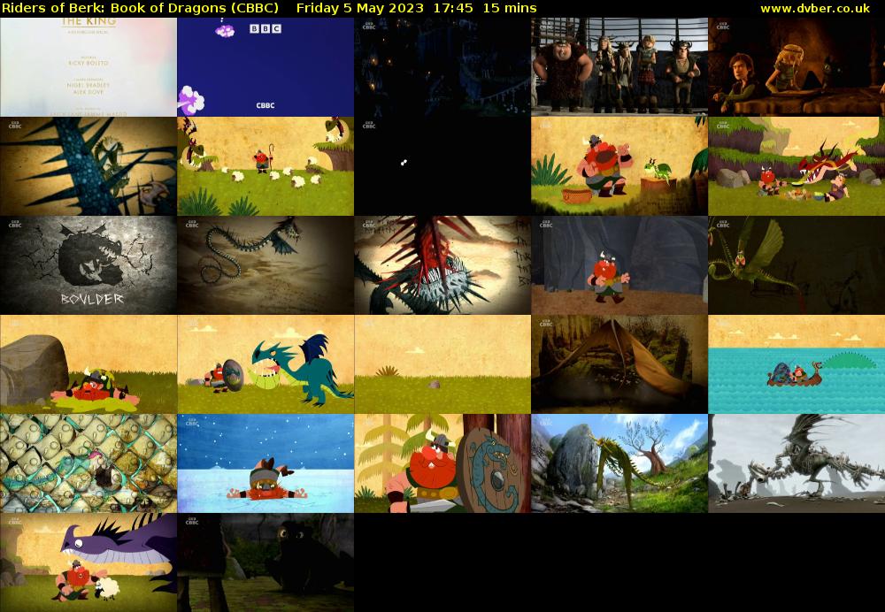 Riders of Berk: Book of Dragons (CBBC) Friday 5 May 2023 17:45 - 18:00