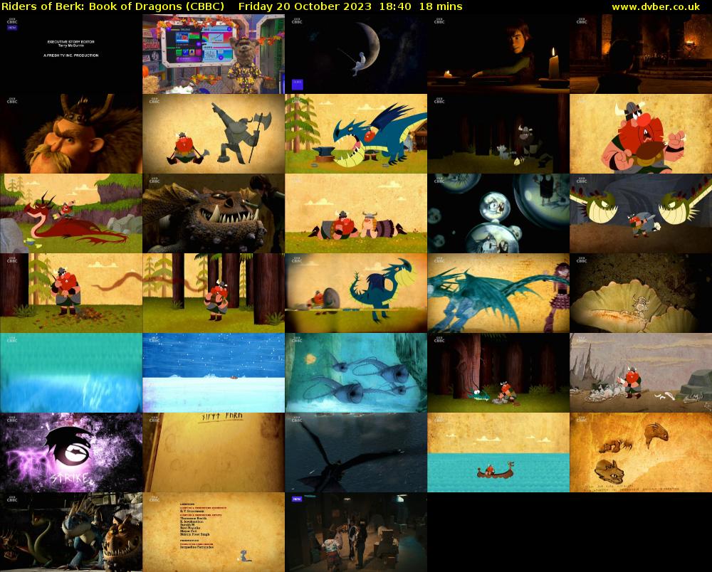 Riders of Berk: Book of Dragons (CBBC) Friday 20 October 2023 18:40 - 18:58