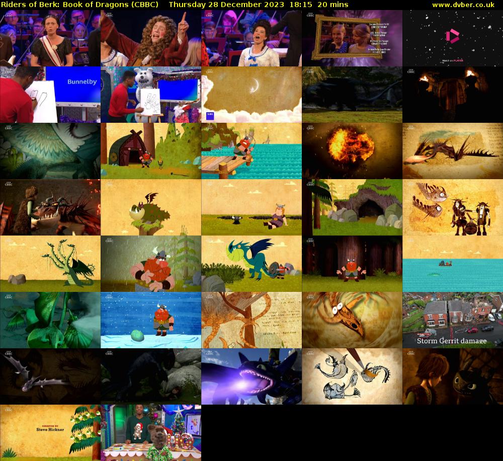Riders of Berk: Book of Dragons (CBBC) Thursday 28 December 2023 18:15 - 18:35