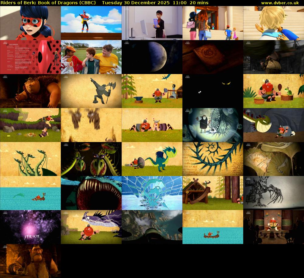 Riders of Berk: Book of Dragons (CBBC) Tuesday 30 December 2025 11:00 - 11:20