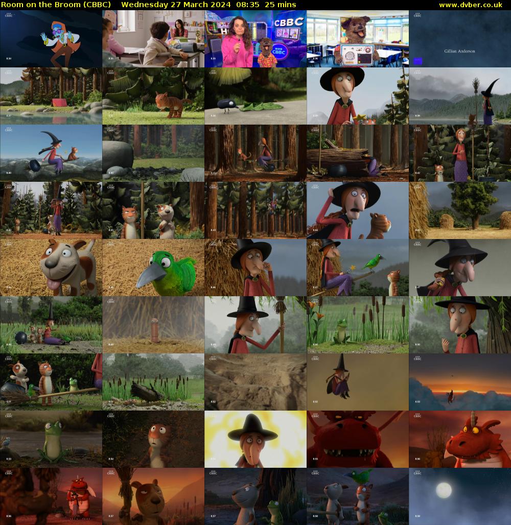 Room on the Broom (CBBC) Wednesday 27 March 2024 08:35 - 09:00