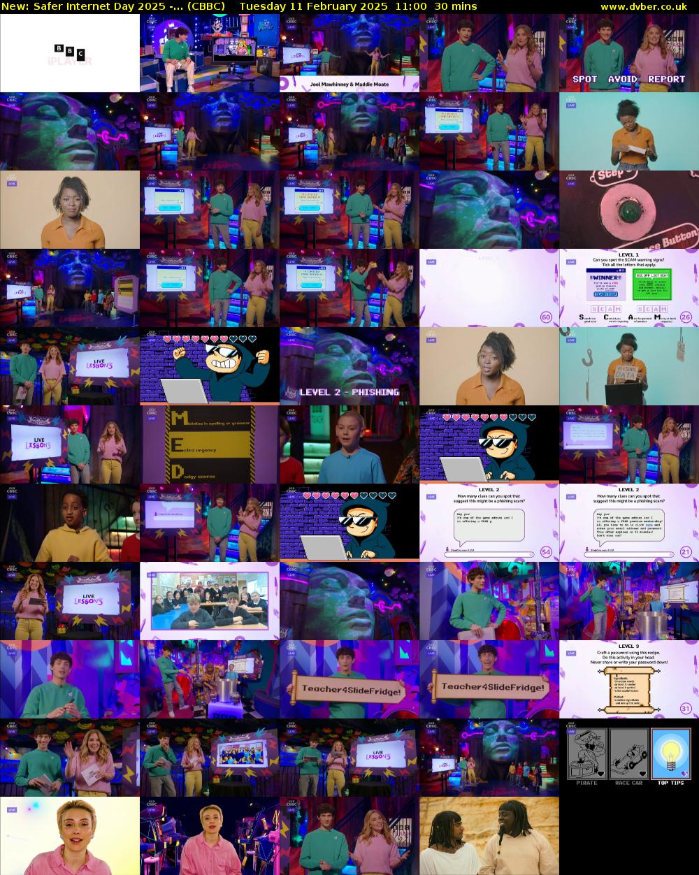 Safer Internet Day 2025 -... (CBBC) Tuesday 11 February 2025 11:00 - 11:30