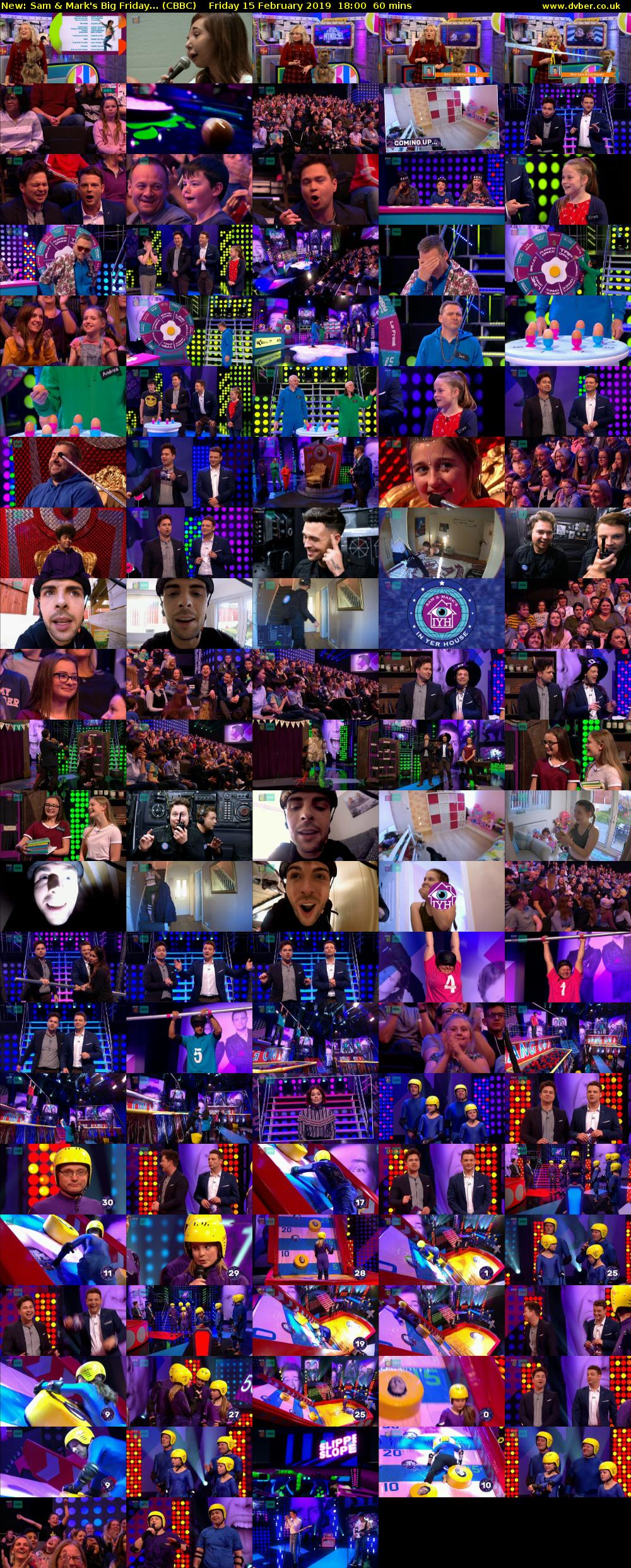 Sam & Mark's Big Friday... (CBBC) Friday 15 February 2019 18:00 - 19:00