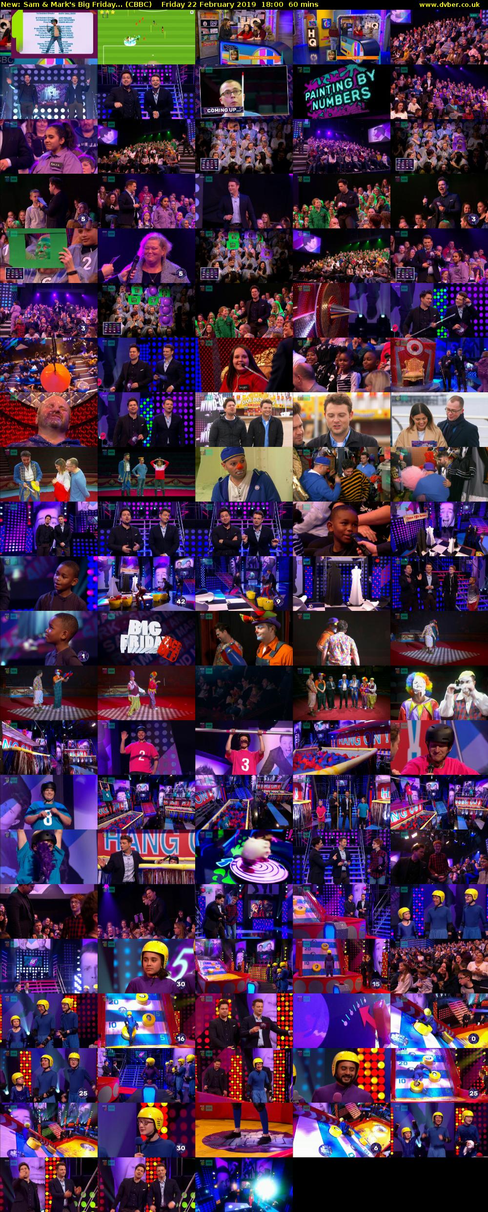 Sam & Mark's Big Friday... (CBBC) Friday 22 February 2019 18:00 - 19:00