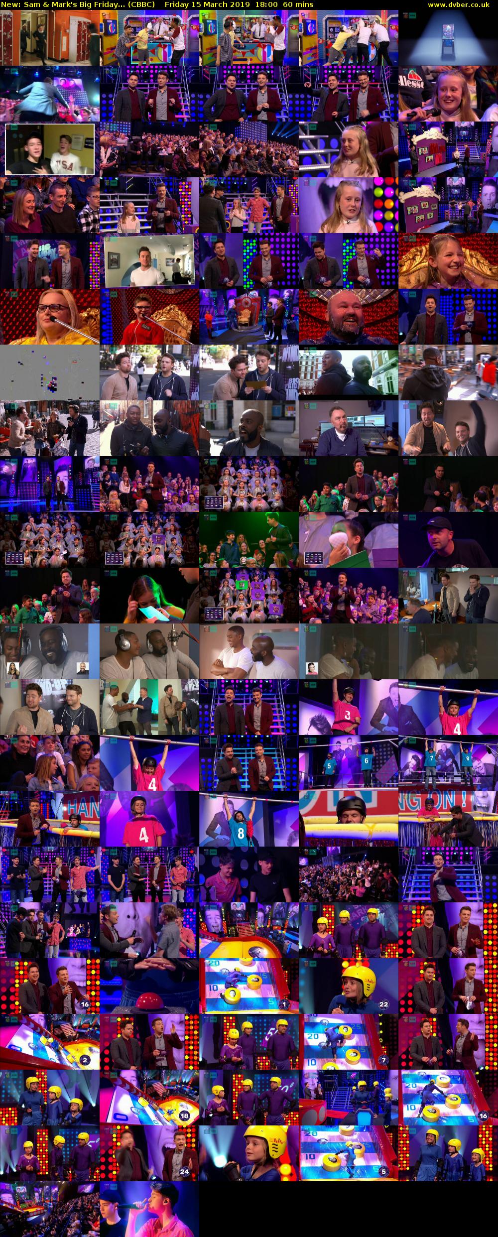 Sam & Mark's Big Friday... (CBBC) Friday 15 March 2019 18:00 - 19:00