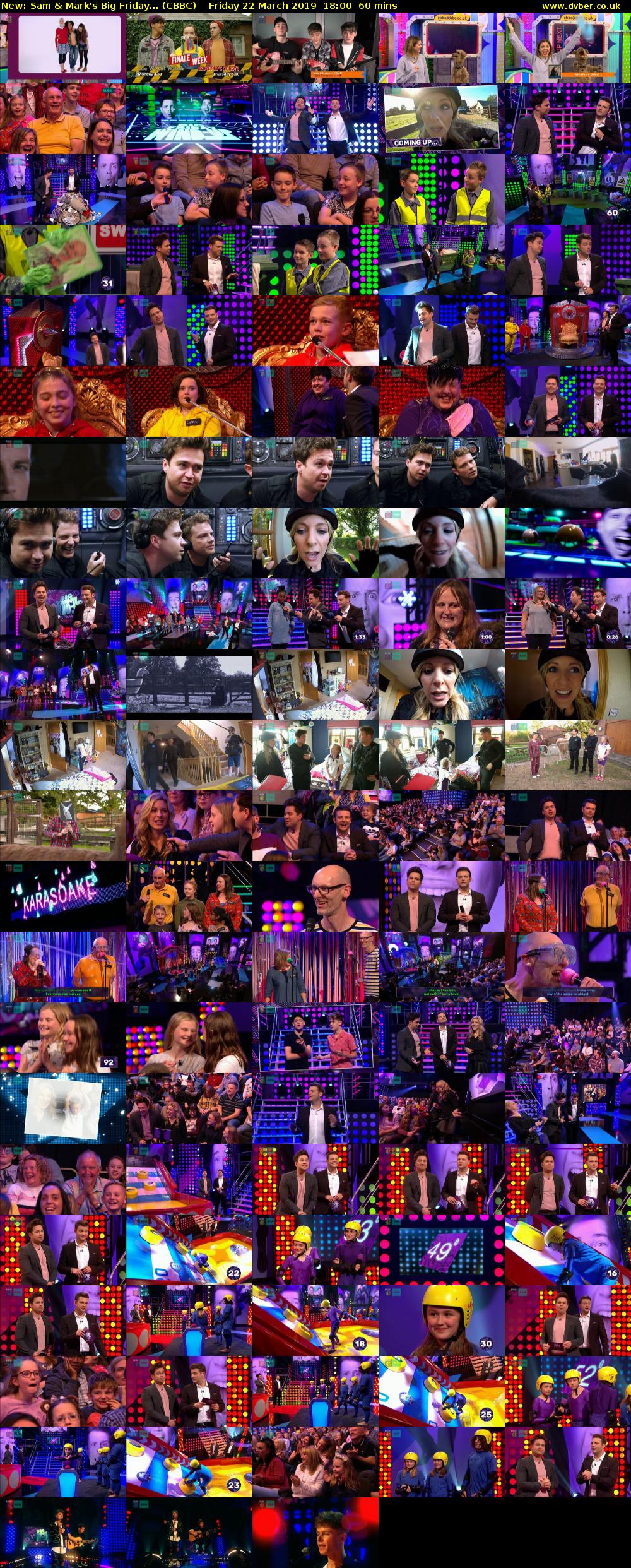 Sam & Mark's Big Friday... (CBBC) Friday 22 March 2019 18:00 - 19:00