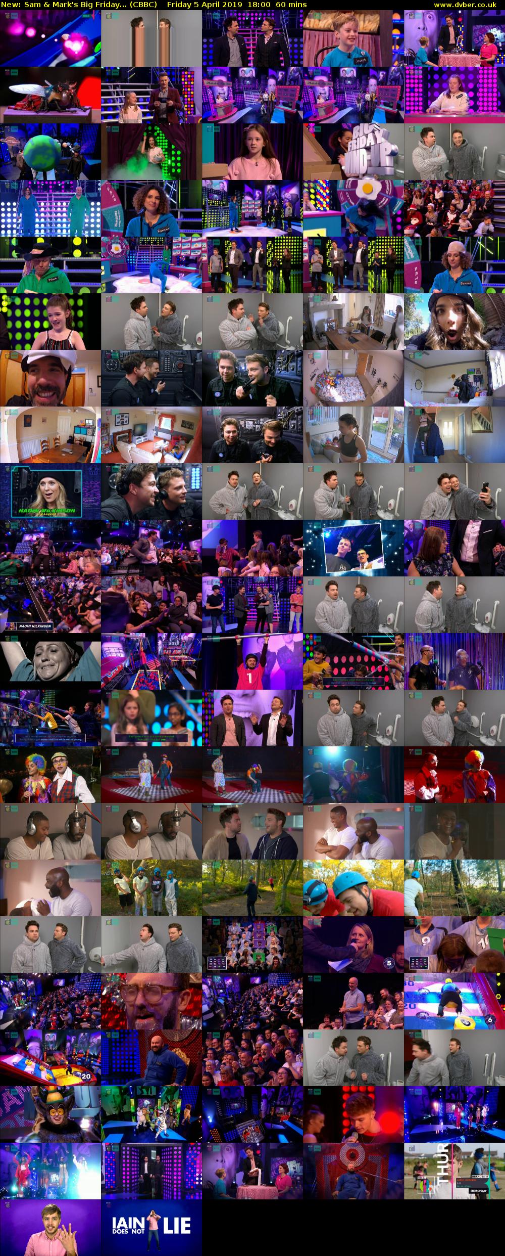 Sam & Mark's Big Friday... (CBBC) Friday 5 April 2019 18:00 - 19:00