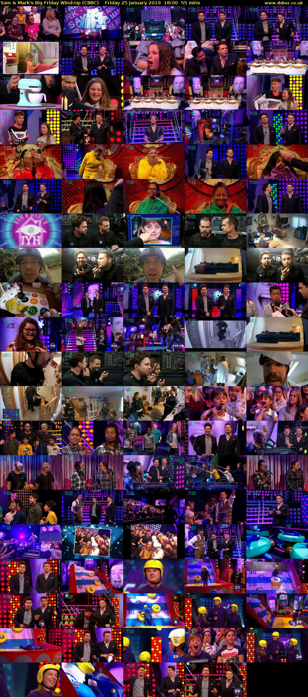 Sam & Mark's Big Friday Wind-Up (CBBC) Friday 25 January 2019 18:00 - 18:55