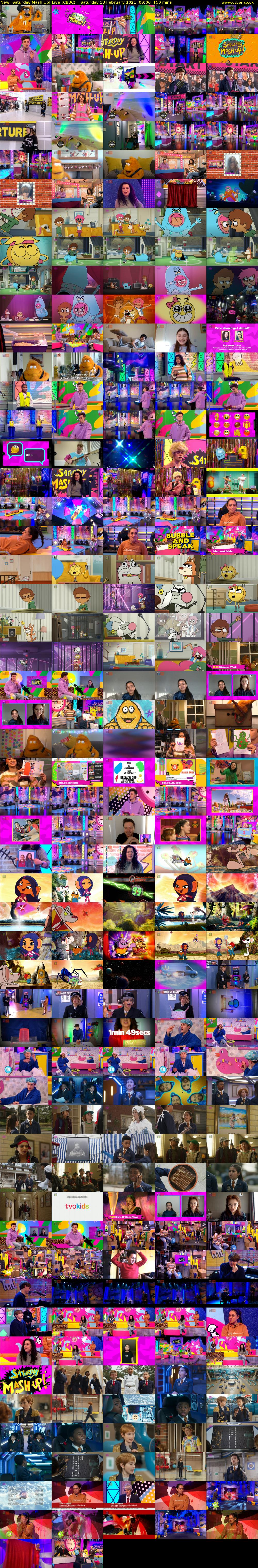 Saturday Mash Up! Live (CBBC) Saturday 13 February 2021 09:00 - 11:30
