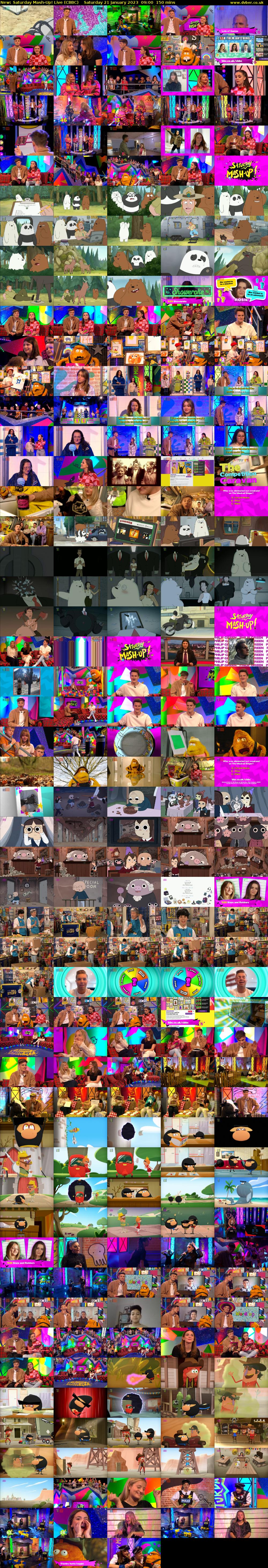Saturday Mash-Up! Live (CBBC) Saturday 21 January 2023 09:00 - 11:30