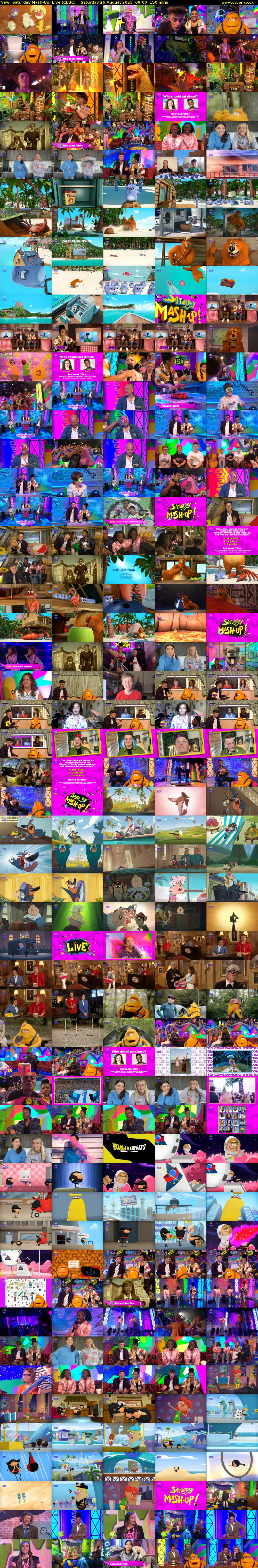 Saturday Mash-Up! Live (CBBC) Saturday 26 August 2023 09:00 - 11:30