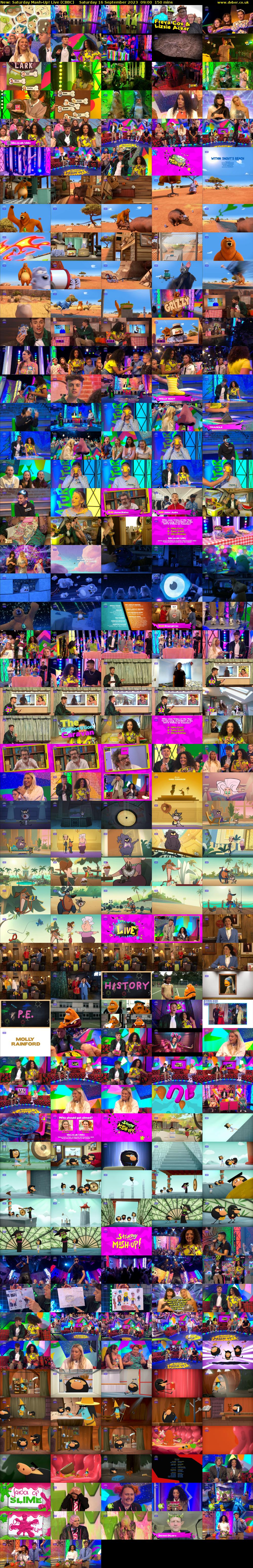 Saturday Mash-Up! Live (CBBC) Saturday 16 September 2023 09:00 - 11:30
