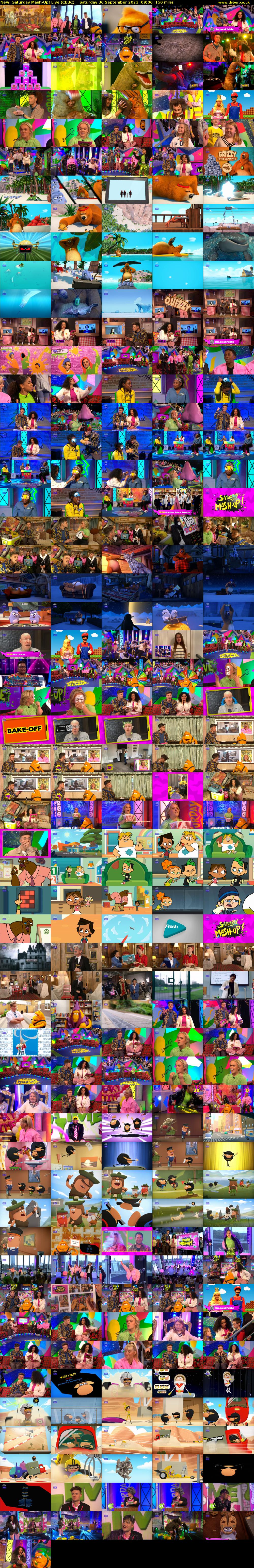 Saturday Mash-Up! Live (CBBC) Saturday 30 September 2023 09:00 - 11:30