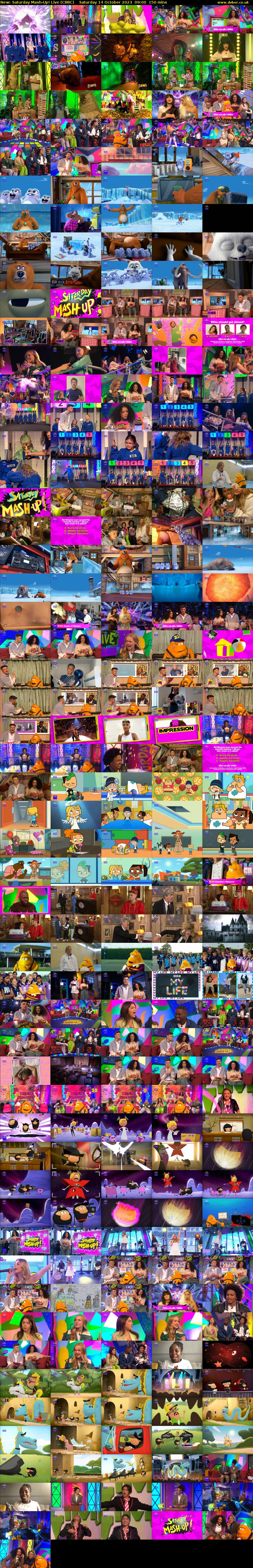 Saturday Mash-Up! Live (CBBC) Saturday 14 October 2023 09:00 - 11:30