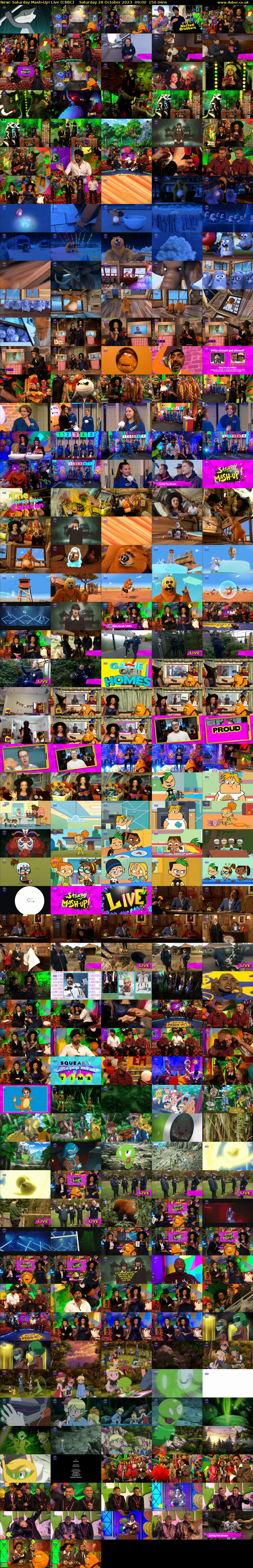Saturday Mash-Up! Live (CBBC) Saturday 28 October 2023 09:00 - 11:30