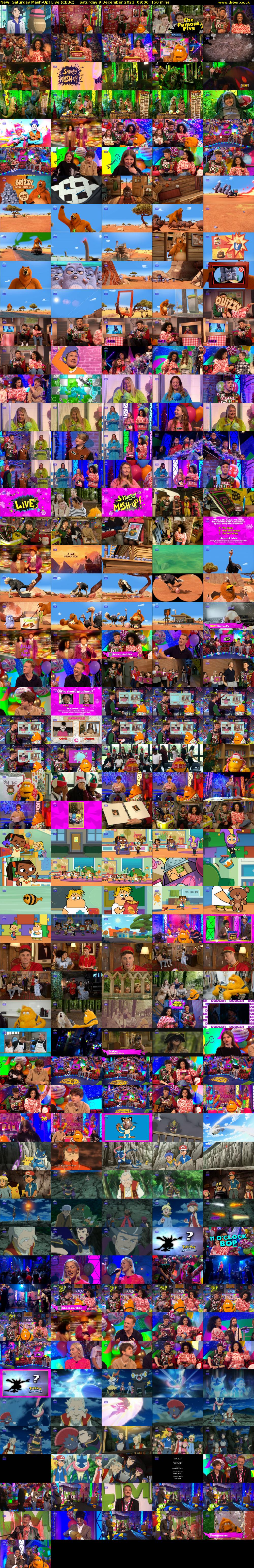 Saturday Mash-Up! Live (CBBC) Saturday 9 December 2023 09:00 - 11:30