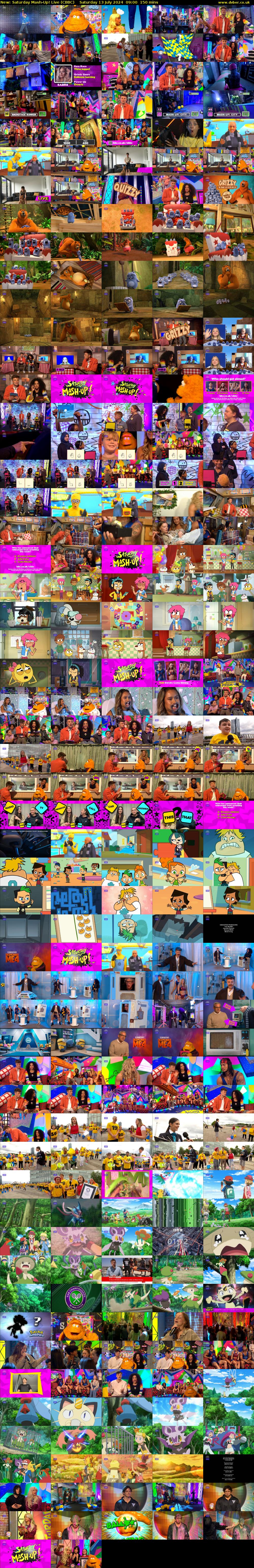 Saturday Mash-Up! Live (CBBC) Saturday 13 July 2024 09:00 - 11:30