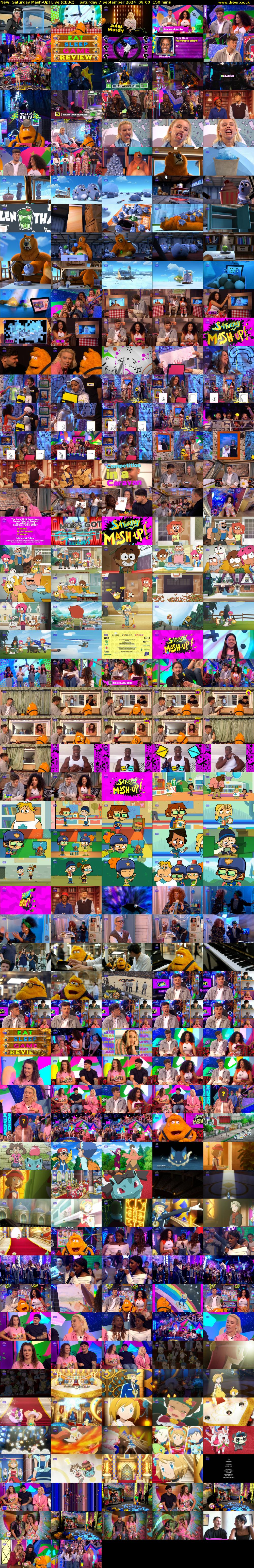 Saturday Mash-Up! Live (CBBC) Saturday 7 September 2024 09:00 - 11:30