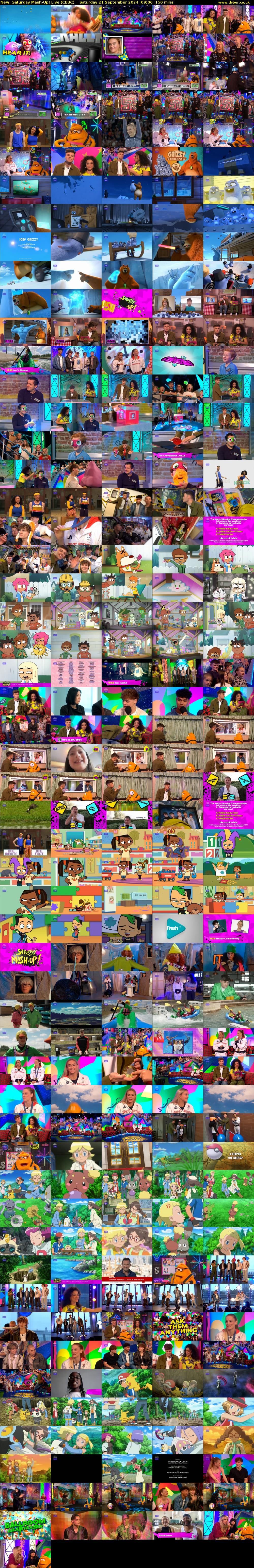 Saturday Mash-Up! Live (CBBC) Saturday 21 September 2024 09:00 - 11:30