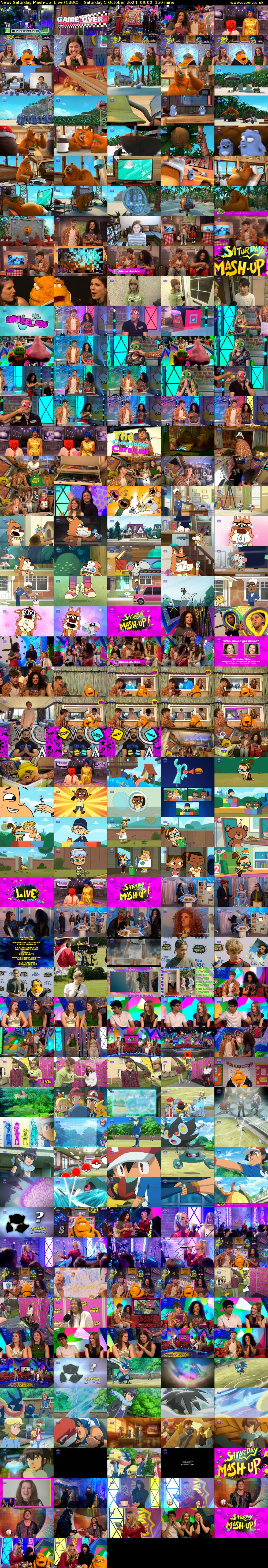Saturday Mash-Up! Live (CBBC) Saturday 5 October 2024 09:00 - 11:30