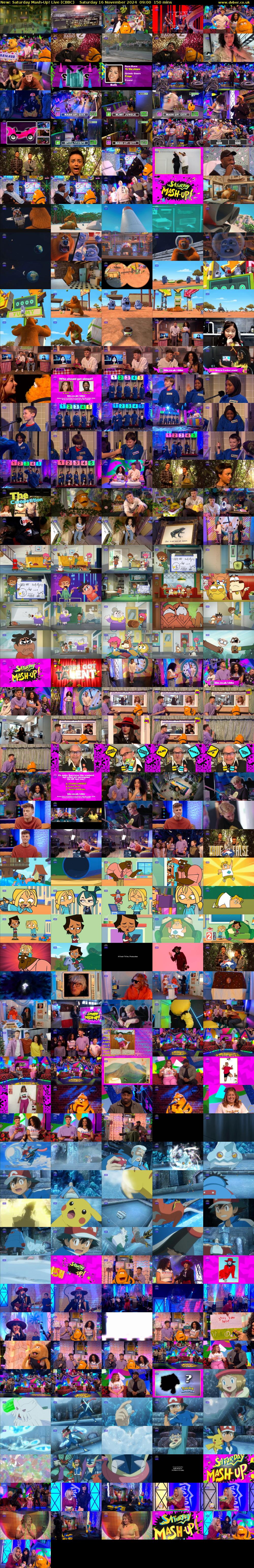 Saturday Mash-Up! Live (CBBC) Saturday 16 November 2024 09:00 - 11:30