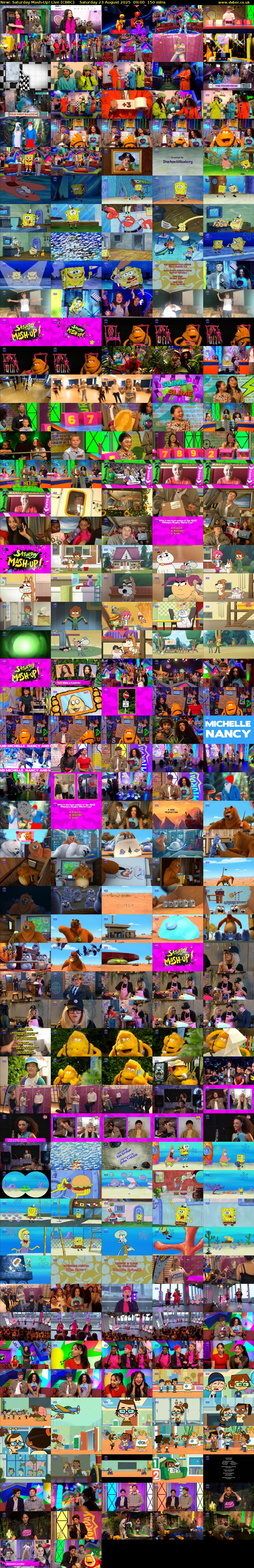 Saturday Mash-Up! Live (CBBC) Saturday 23 August 2025 09:00 - 11:30