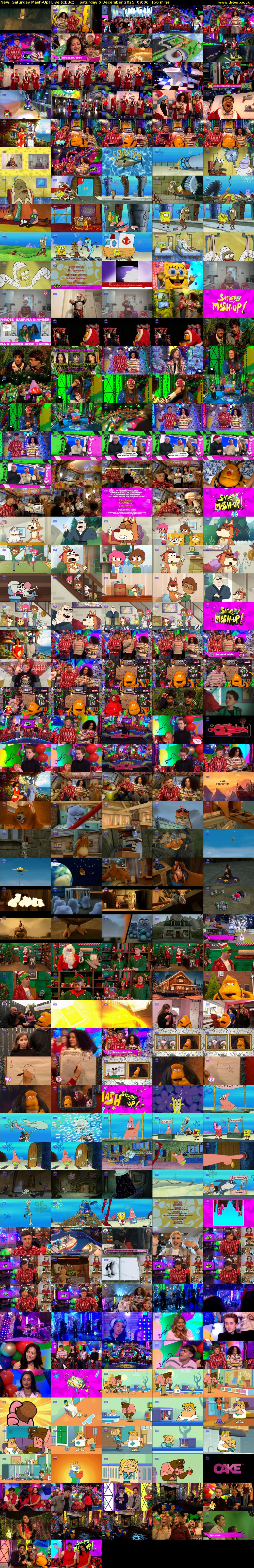 Saturday Mash-Up! Live (CBBC) Saturday 6 December 2025 09:00 - 11:30