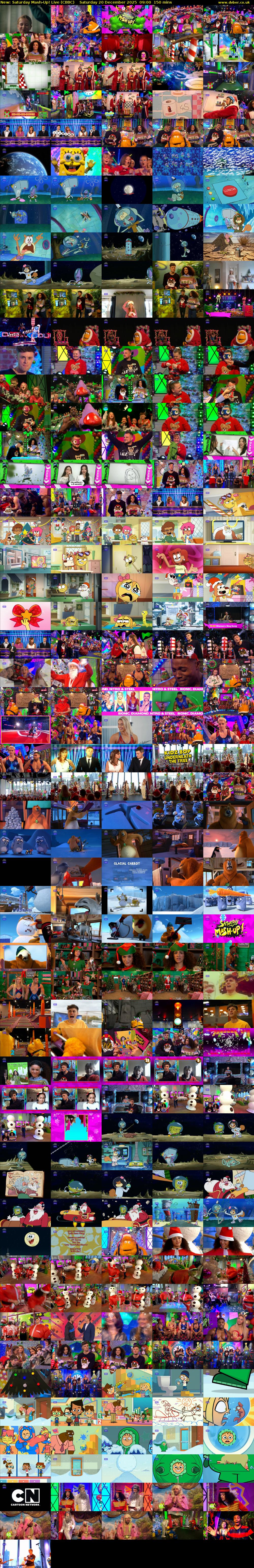 Saturday Mash-Up! Live (CBBC) Saturday 20 December 2025 09:00 - 11:30