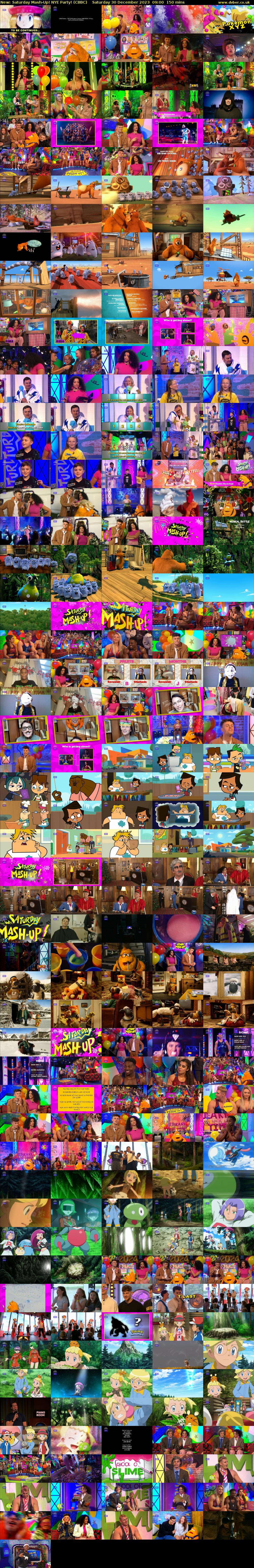 Saturday Mash-Up! NYE Party! (CBBC) Saturday 30 December 2023 09:00 - 11:30