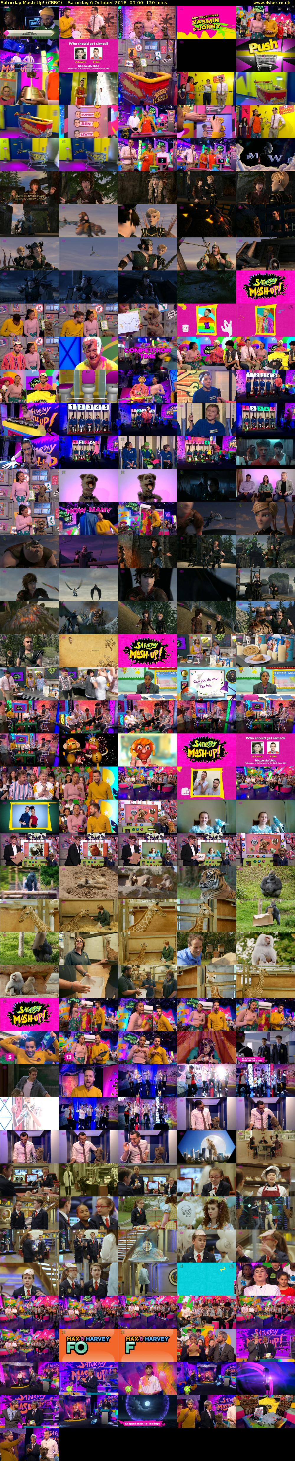 Saturday Mash-Up! (CBBC) Saturday 6 October 2018 09:00 - 11:00