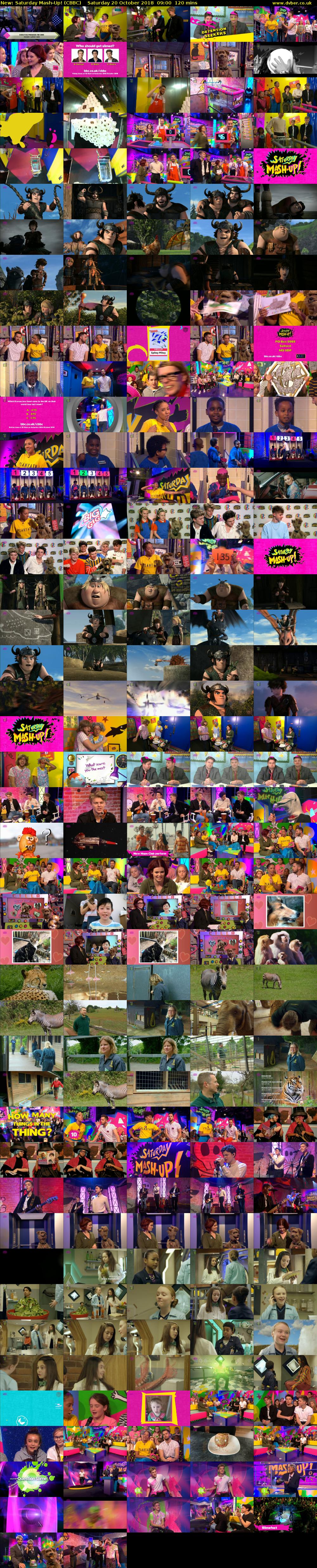 Saturday Mash-Up! (CBBC) Saturday 20 October 2018 09:00 - 11:00