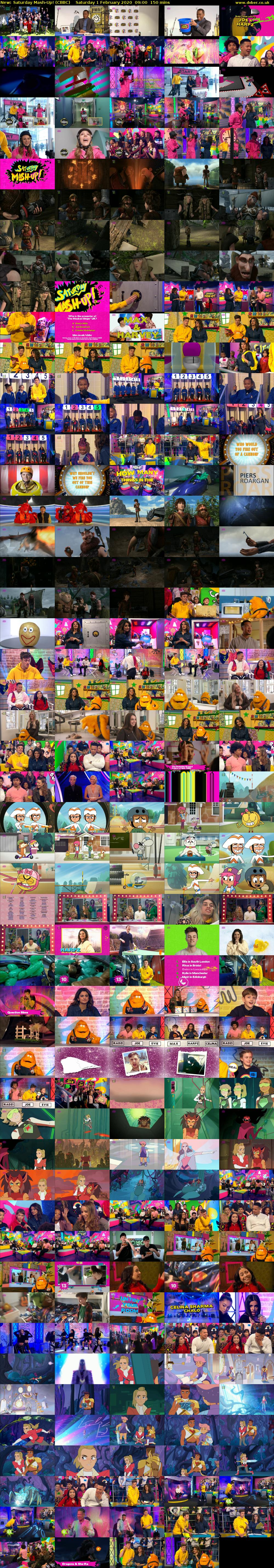 Saturday Mash-Up! (CBBC) Saturday 1 February 2020 09:00 - 11:30
