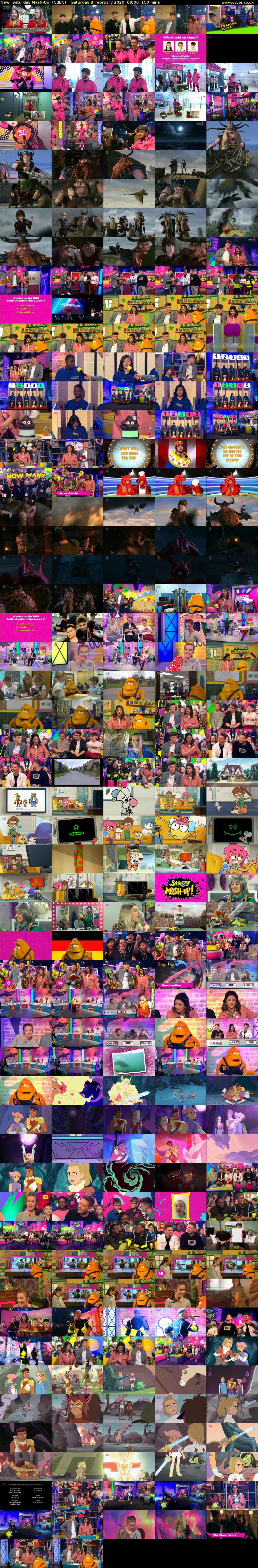 Saturday Mash-Up! (CBBC) Saturday 8 February 2020 09:00 - 11:30