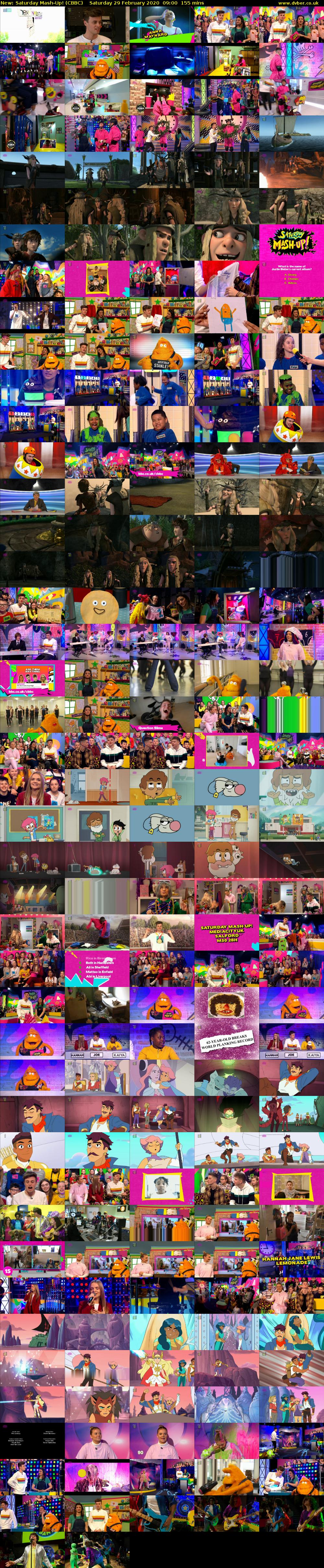 Saturday Mash-Up! (CBBC) Saturday 29 February 2020 09:00 - 11:35