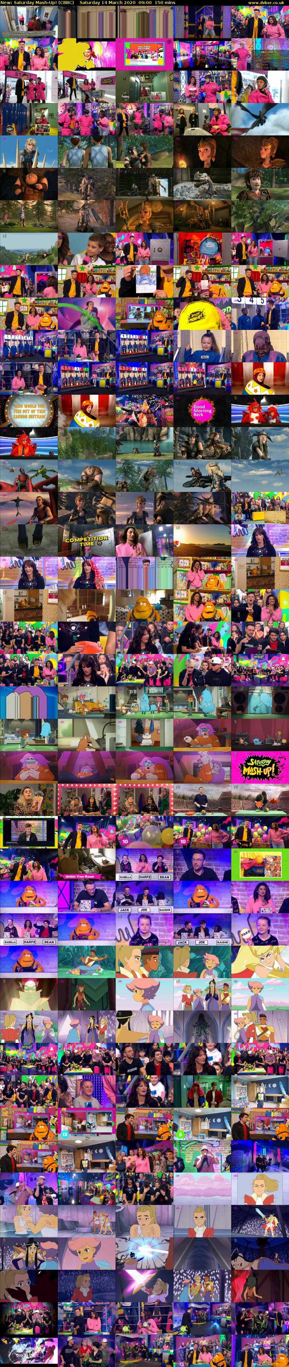 Saturday Mash-Up! (CBBC) Saturday 14 March 2020 09:00 - 11:30