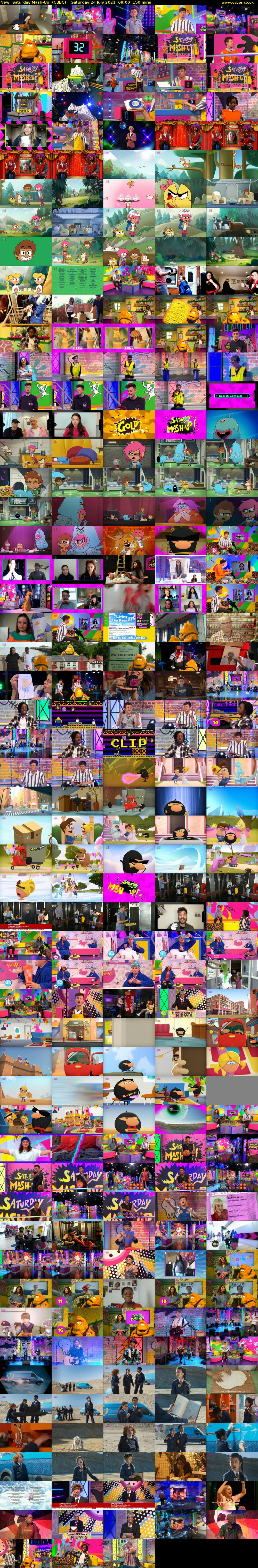 Saturday Mash-Up! (CBBC) Saturday 24 July 2021 09:00 - 11:30