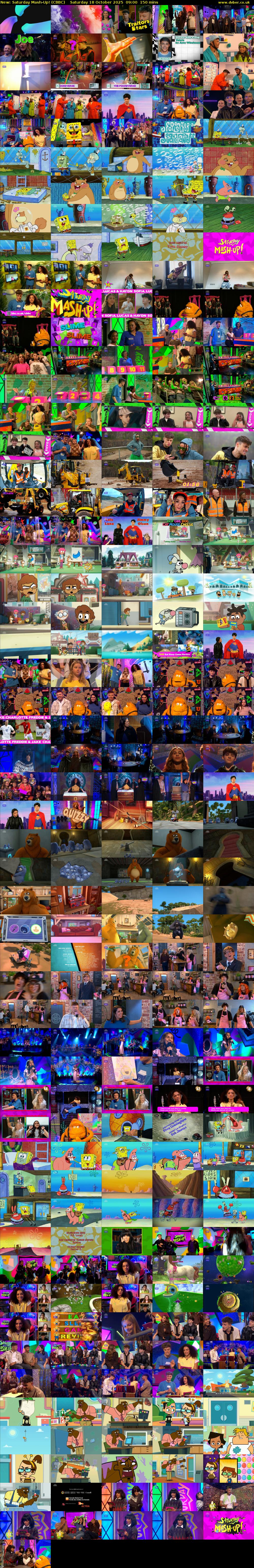 Saturday Mash-Up! (CBBC) Saturday 18 October 2025 09:00 - 11:30