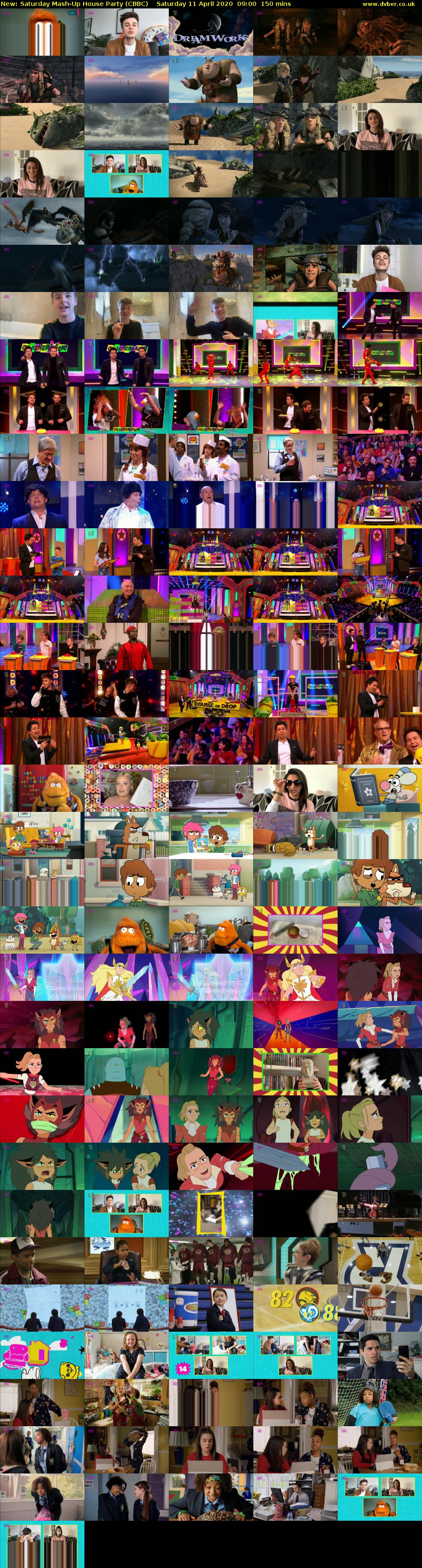 Saturday Mash-Up House Party (CBBC) Saturday 11 April 2020 09:00 - 11:30