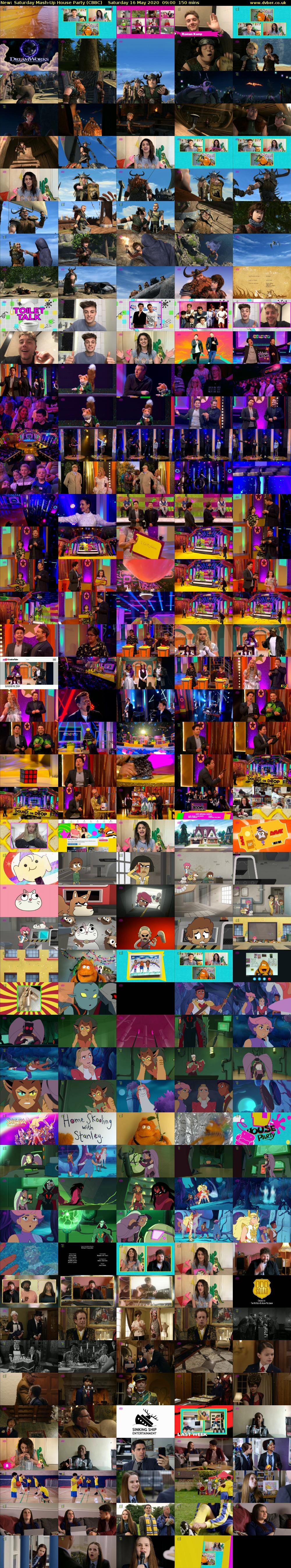 Saturday Mash-Up House Party (CBBC) Saturday 16 May 2020 09:00 - 11:30