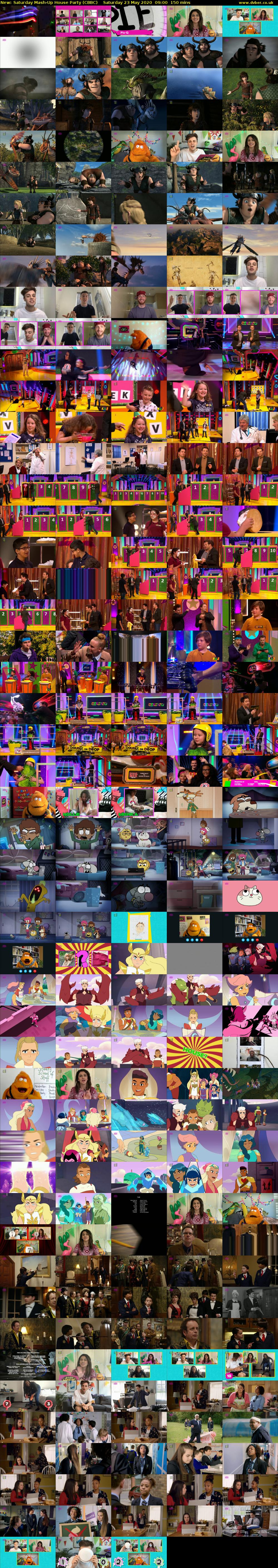 Saturday Mash-Up House Party (CBBC) Saturday 23 May 2020 09:00 - 11:30
