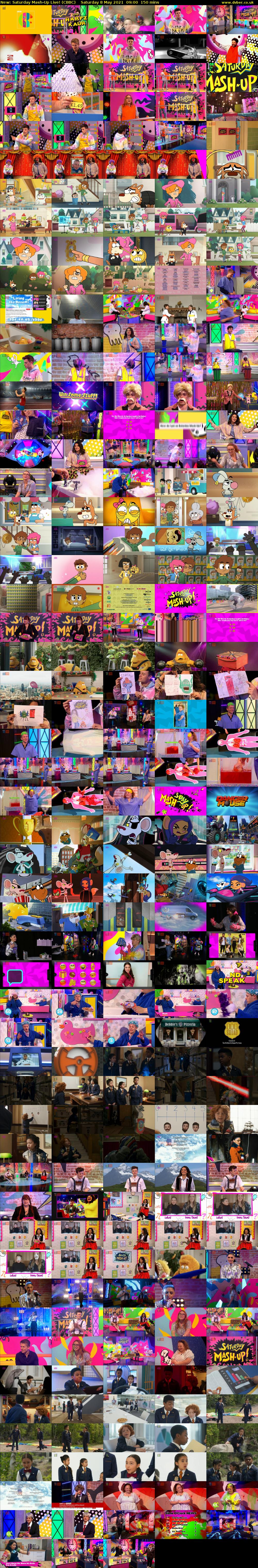 Saturday Mash-Up Live! (CBBC) Saturday 8 May 2021 09:00 - 11:30