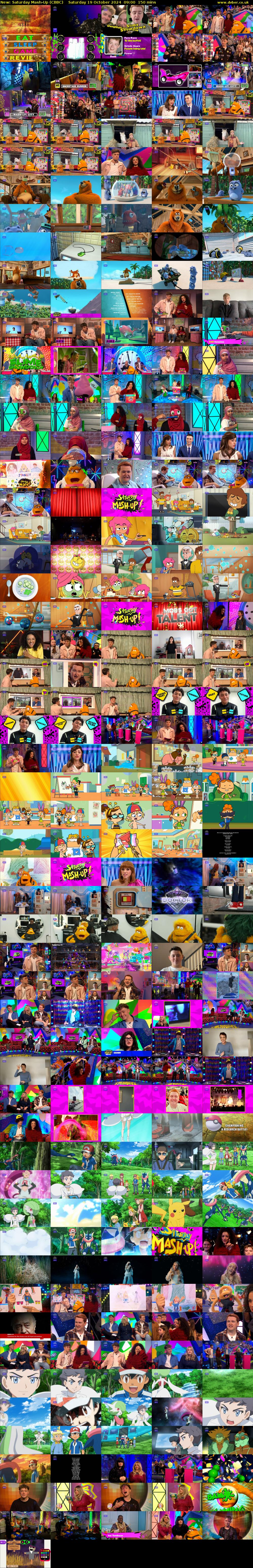 Saturday Mash-Up (CBBC) Saturday 19 October 2024 09:00 - 11:30